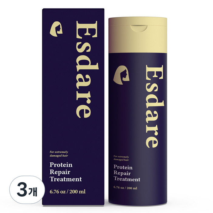에스데어 단백질 리페어 트리트먼트, 3개, 200ml 에스데어 단백질 리페어 트리트먼트, 3개, 200ml