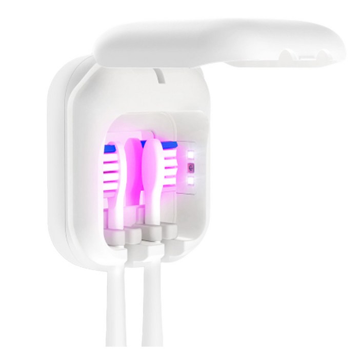 오아 클린이퓨어 Pro D UVC LED 건조 히팅 휴대용 2구 칫솔 살균기 OTS005WH