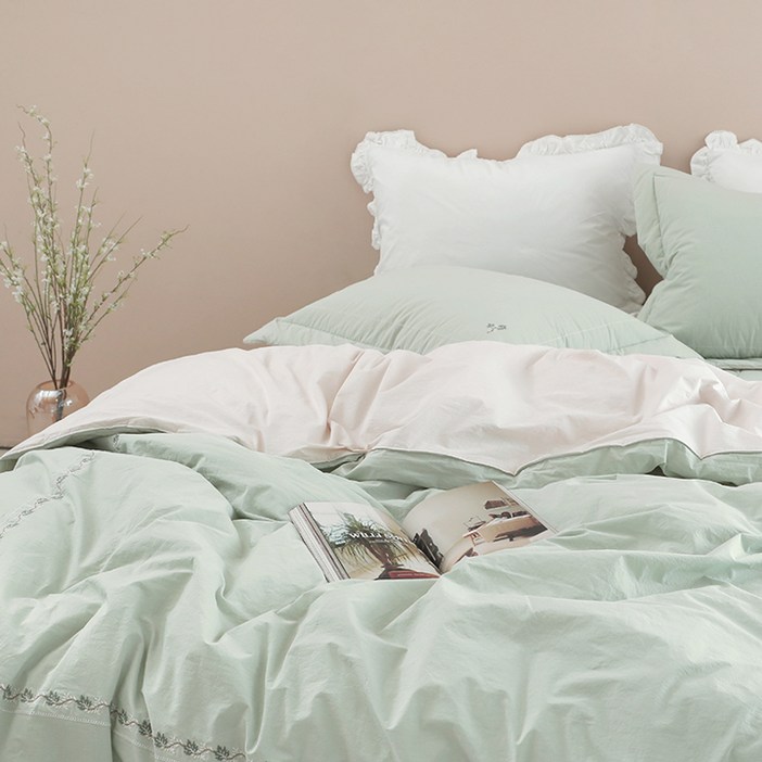 에이프릴홈 모네 80수 양모 이불커버