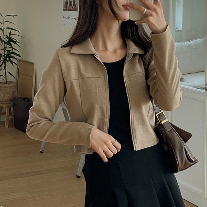 바닐라민트 여성용 스웨이 집업 셔츠 자켓