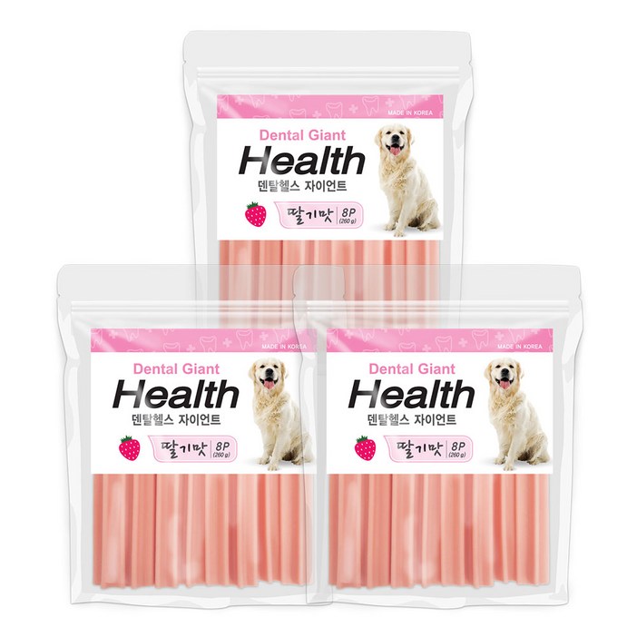 인터펫코리아 강아지 덴탈헬스 플러스 자이언트 껌