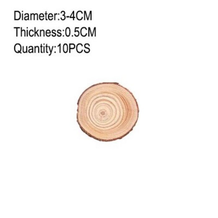 미완성 천연 나무 피스 둥근 소나무 슬래브 껍질 블랭크 DIY 예술 공예 용품 웨딩 크리스마스 장식 110개
