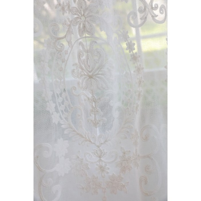 다올데코 고급 자수 쉬폰 3종 선택 나비주름속커튼 세로 270cm까지 맞춤제작 길이무료연장 (271cm이상 견적요청)