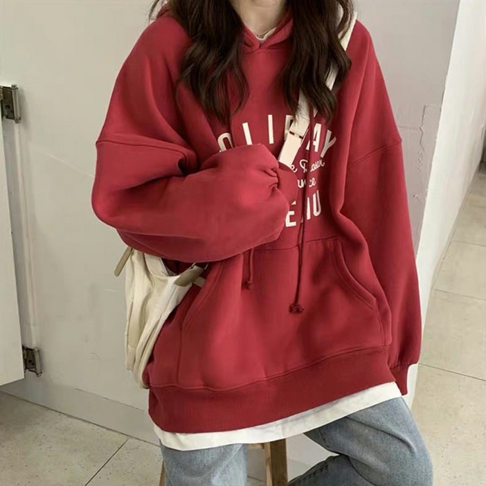 애띠앙 간절기 맨투맨티 6종 여성 오버핏 티셔츠