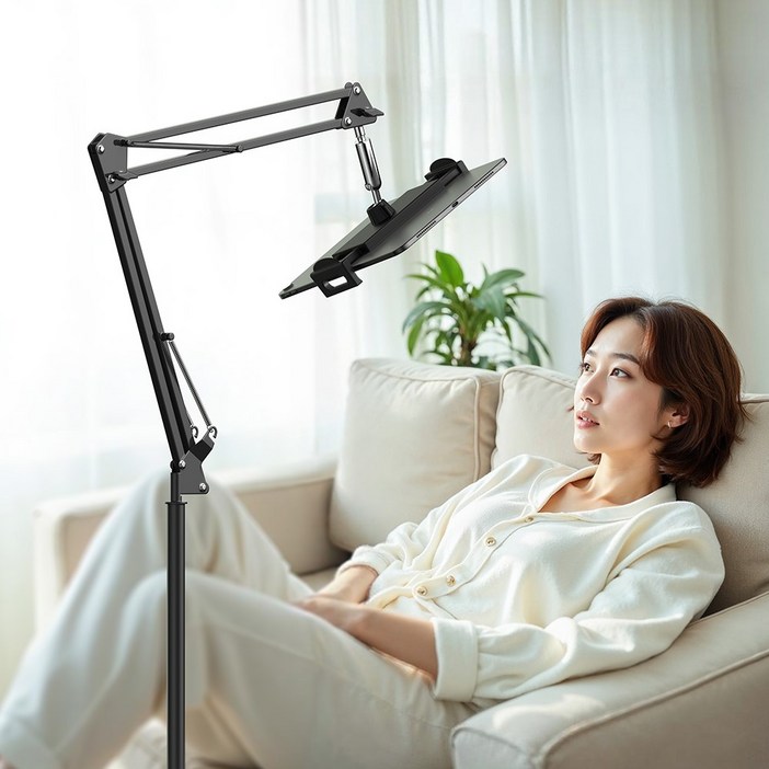 프라임큐 스마트폰 태블릿 침대 거치대 스탠드형