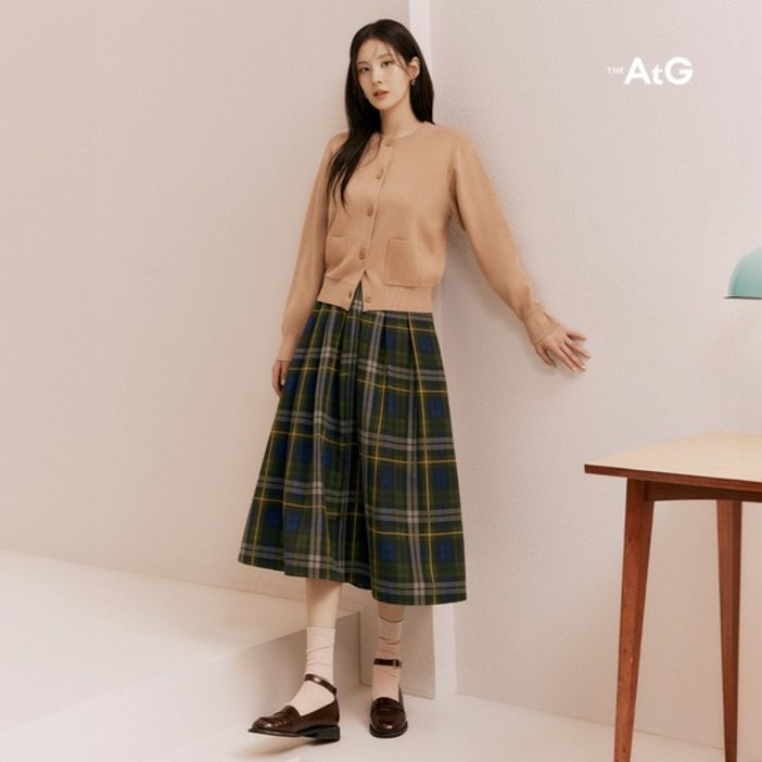 [패션위크 기간한정10%]더엣지 24FW 비비안 체크스커트