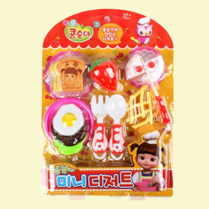 아기자기 어린이 여아 역할놀이 콩순이 냠냠 미니 디저트, 1개