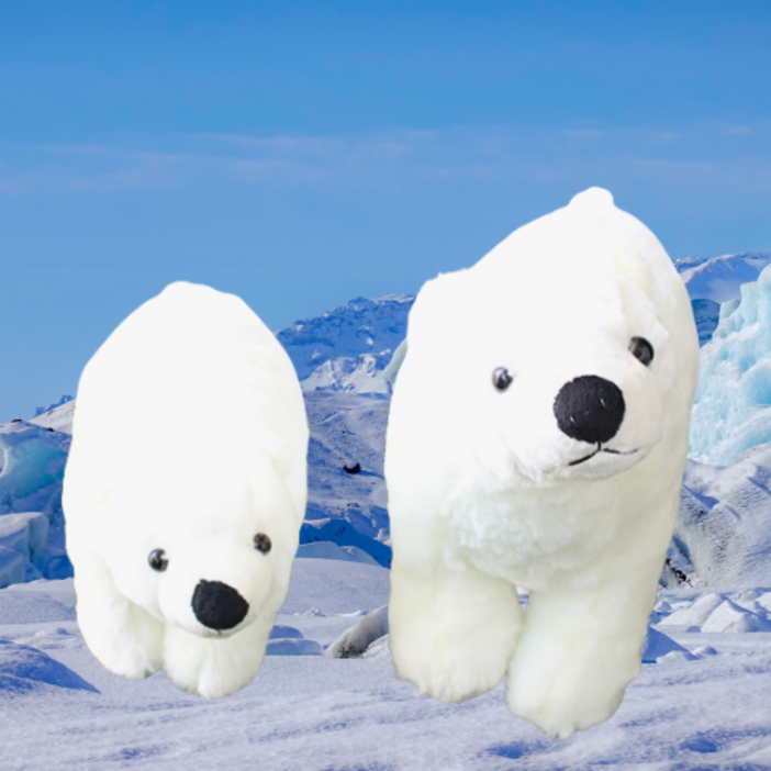 북극곰 백곰 곰돌이 곰 봉제 인형