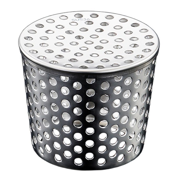 아모란나 스테인레스 필터형 낙엽방지망 우수관 지붕 배수관 낙엽방지 거름망 그물망 트랩필터 낙엽망, 1개