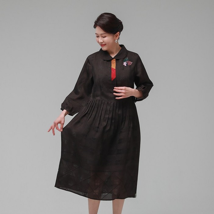 더하랑 엄마옷 신상인견원피스 정갈드리