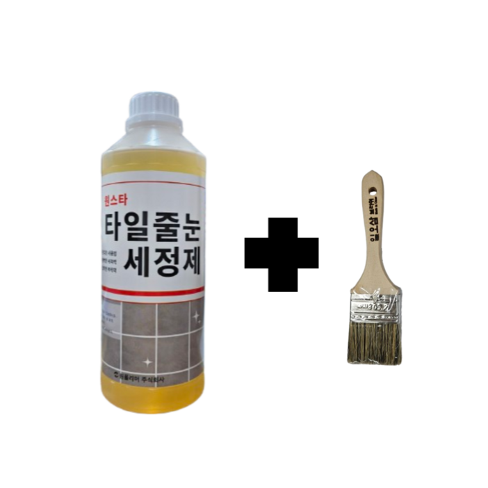 원폴리머 원스타 타일 줄눈세정제 줄눈세정액 1L 타일용, 석재용, 욕실용, 건물바닥용, 1개, 1L