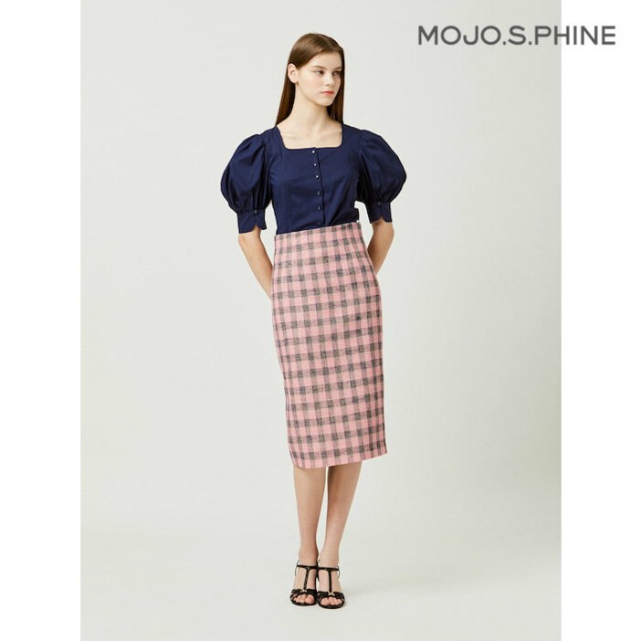 모조에스핀 스탠다드핏 H라인 스커트 PKJ242MSD124DH1411997