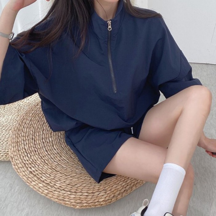 [랜덤플레이] 캐주얼 투피스 트레이닝 셋업
