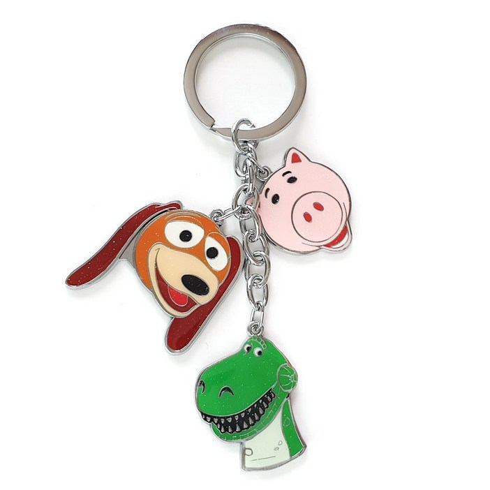 디즈니 토이스토리 3인조 예쁜 키링 열쇠고리 가방 키홀더 커플 자동차 오토바이 스쿠터