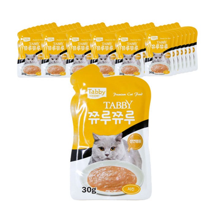 테비 쮸루쮸루 고양이 간식 파우치 30g