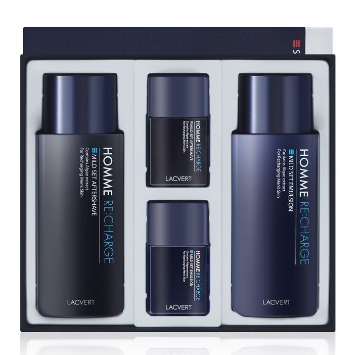 라끄베르 스킨로션 세트 옴므 리차지 2종 남자 스킨 로션 기획세트