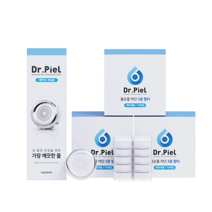 닥터피엘 3중 세면대 필터 30ea 추가 세트