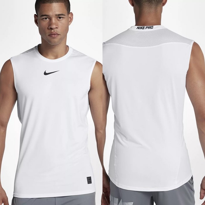 NIKE PRO 컴프레션 탑 민소매 타이즈 운동복 88100