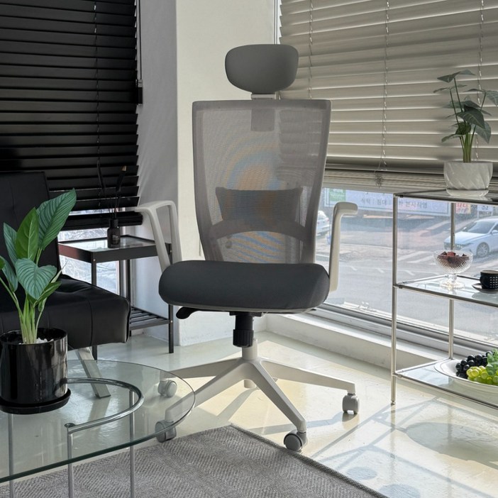 [맞춤제작] 커버무드 시디즈 의자 좌판 커버, 그레이, 1개