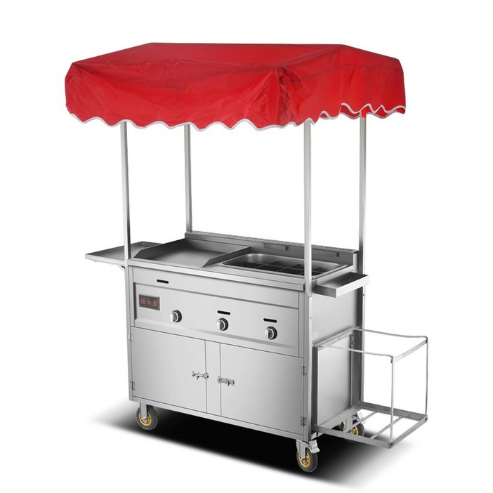 포장마차 이동식 푸드트럭 길거리 음식 꼬치 튀김 구이 카트 야시장