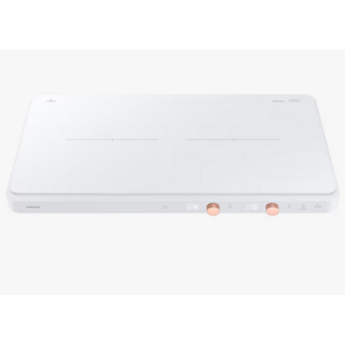 25년형 삼성전자 인덕션 더플레이트 2구 NZ62DG300CFW 화이트/ 프리스탠딩