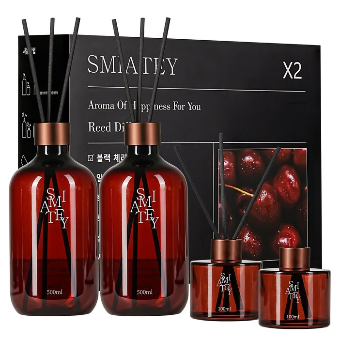 스미어티 디퓨저 대용량 실내 방향제 리필액 선물 세트 집 화장실 방향제 500ml