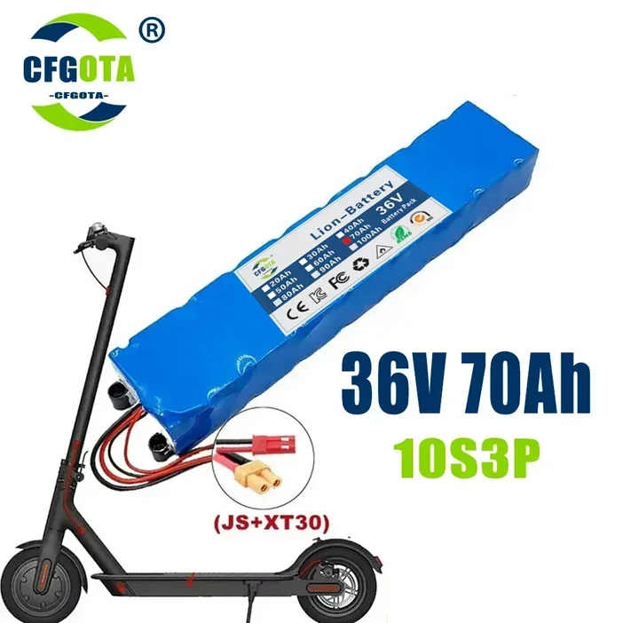 전기 자전거 배터리 밧데리 전동  샤오미 미지아 스쿠터 팩 BMS 보드 M365 용 100% 36V 100Ah 100000mAh