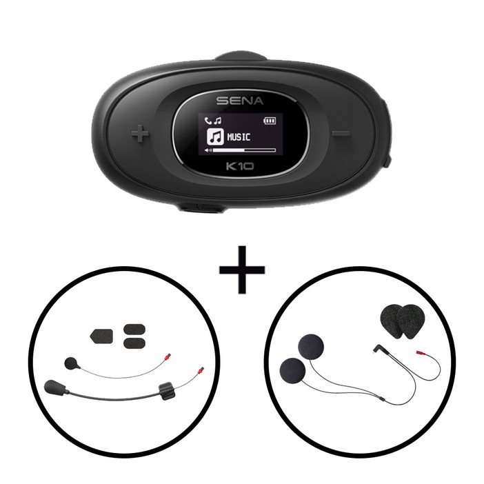 세나 K10 블루투스 (마이크 스피커 포함) 1년보증 입문용 바이크 라이더 배달대행 스키 보드 오후 5시 당일 출고