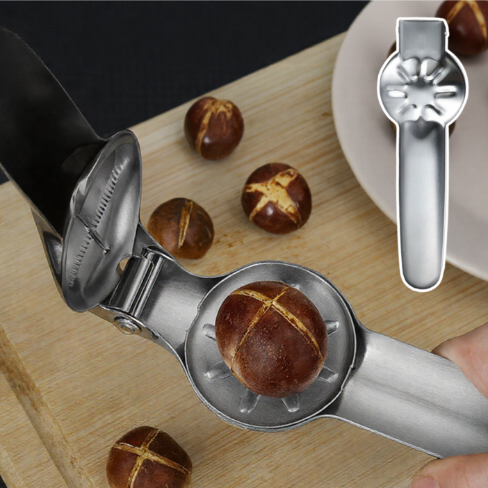 하이프 프로컷 올스텐 밤커팅기 군밤칼집기 견과류커터, 1개, 올스텐실버