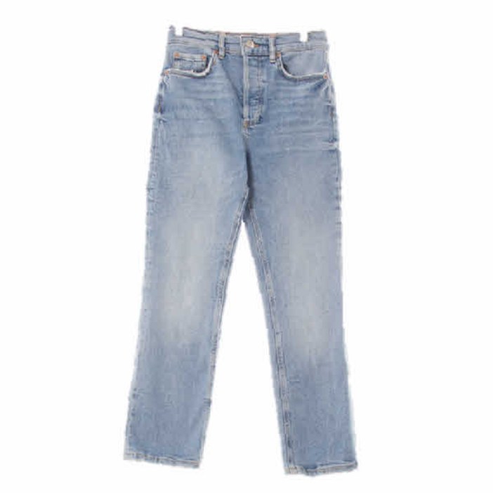 3890 자라 연청 데님 워싱하이라이즈스트레이트진 26