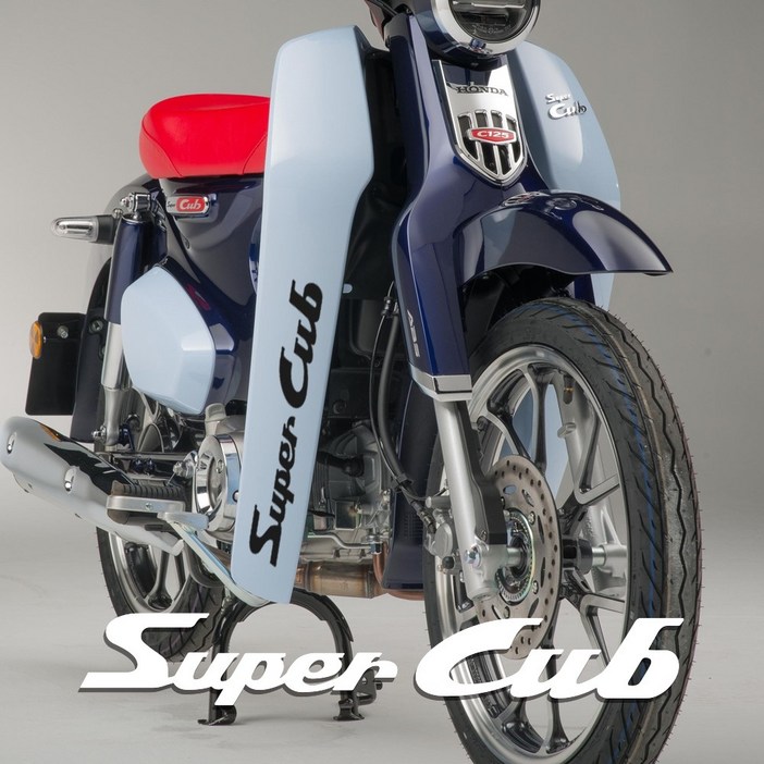 LINE CUT 혼다 슈퍼커브110 전용 튜닝 로고 데칼 스티커 SP01, 1개