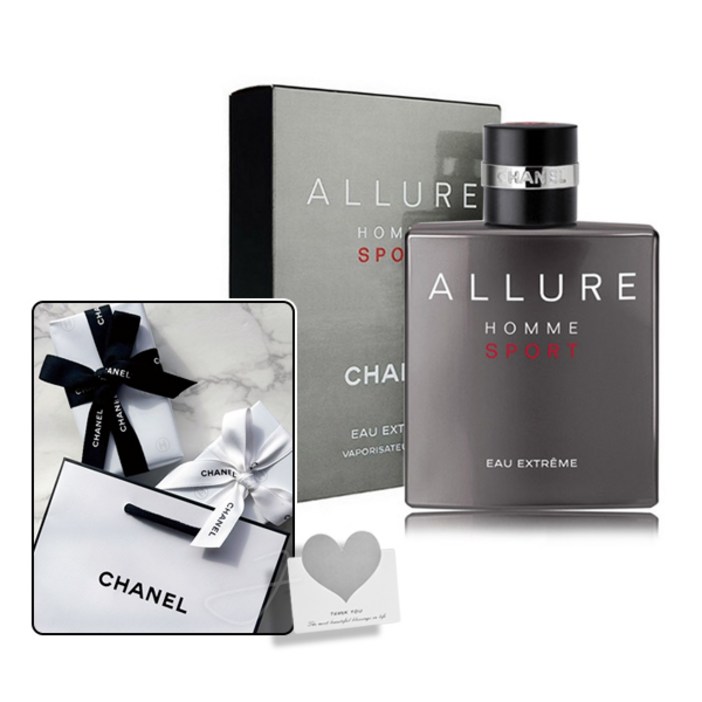 샤넬 알뤼르 옴므 스포츠 오 익스트림 50ml 백화점 무료선물포장+쇼핑백+선물카드