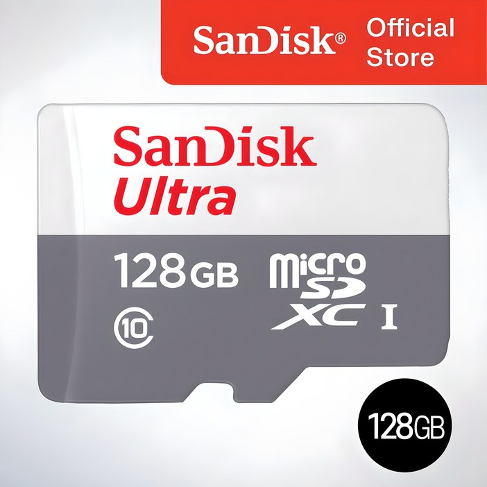 샌디스크코리아 공식인증정품 마이크로 SD카드 SDXC ULTRA 울트라 QUNR 128GB