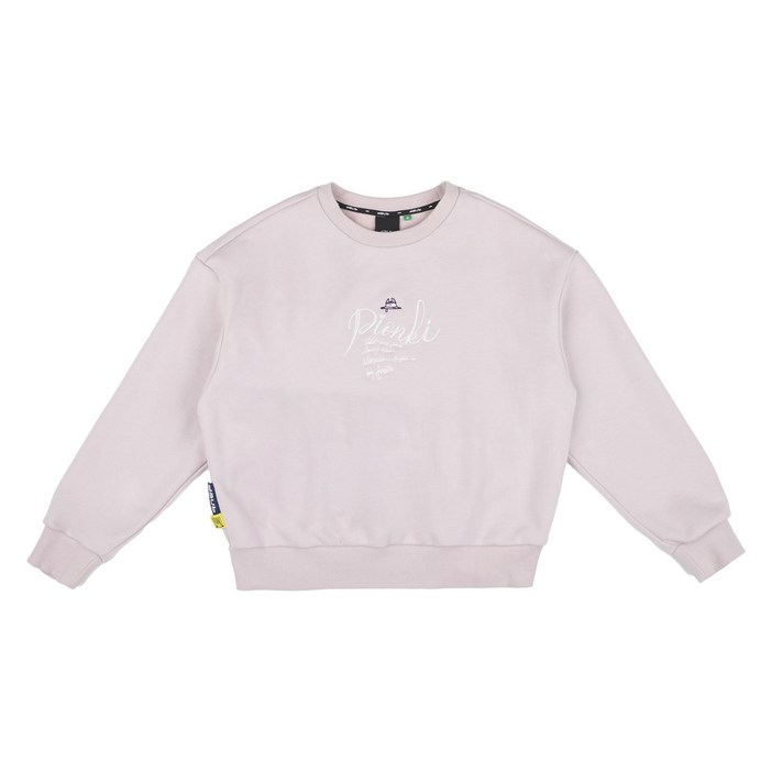 DAUB 여성 크롭 맨투맨 PINK