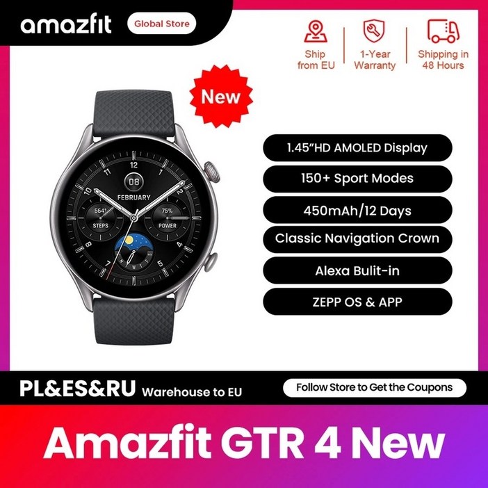 Amazfit GTR4 46mm 스포츠 스마트워치 12일 배터리