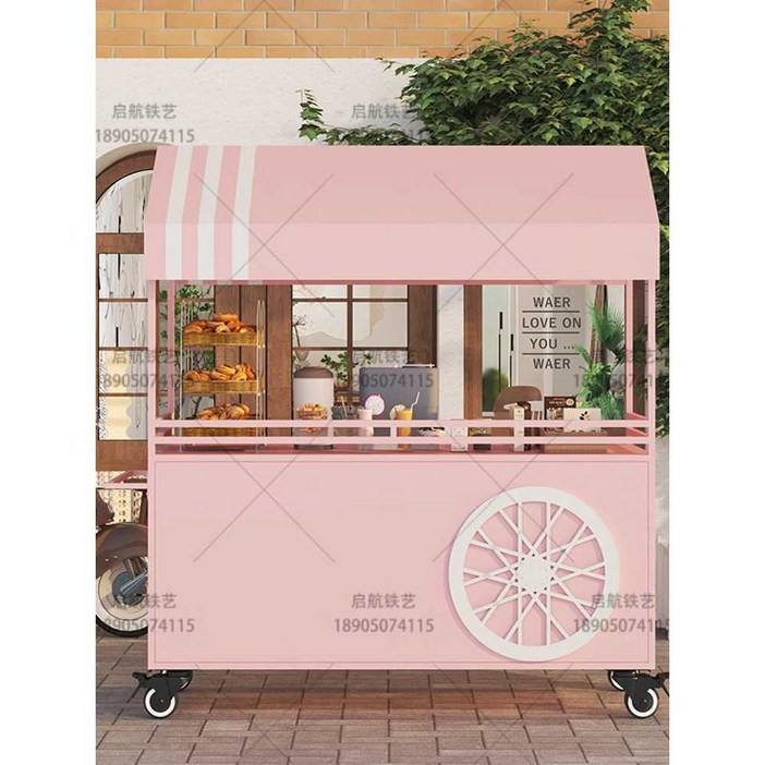 접이식 가판대 푸드트럭 노점상 리어카 철제 판매 행사