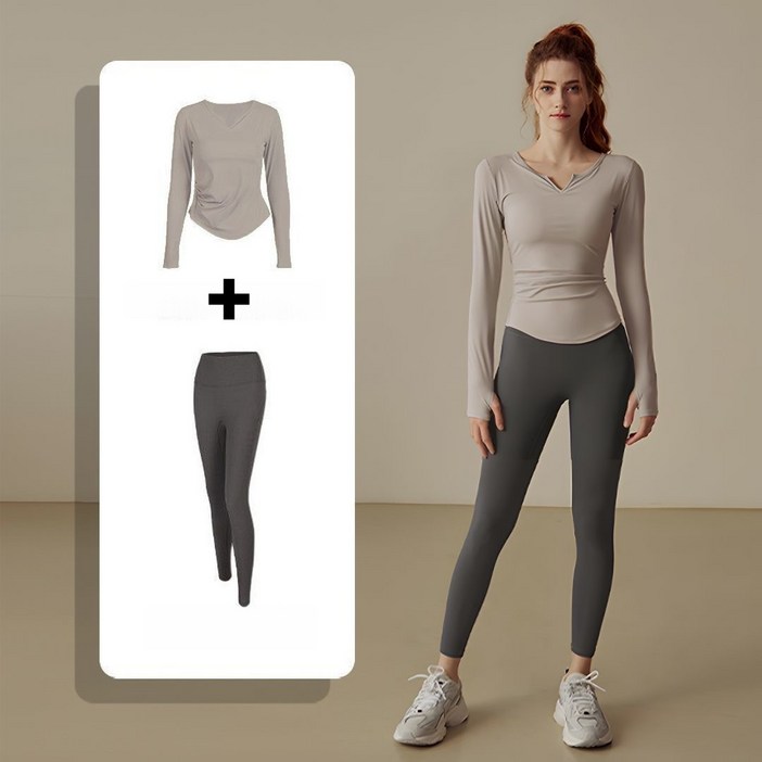 VIISHOW 여성 요가복 세트 필라테스복 스포츠 브라레깅스