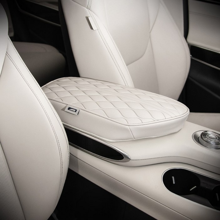 아임반 GV70 자동차 콘솔쿠션 차량용 팔걸이 틈새 쿠션, 1개, 레드