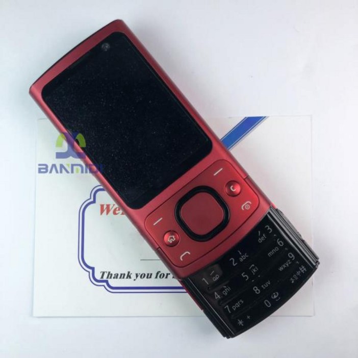 정품 6700 s 6700 슬라이드 휴대 전화, 3G GSM 잠금 해제, 올드 실버 휴대폰, 2010, Finland 제조 중국어 키보드 전용