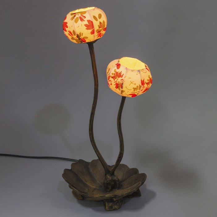 전통한지등 밤배夜船2볼 스탠드 고전등 공예등 백골판지램프 우아한랜턴  한지조명  앤틱램프 lamps