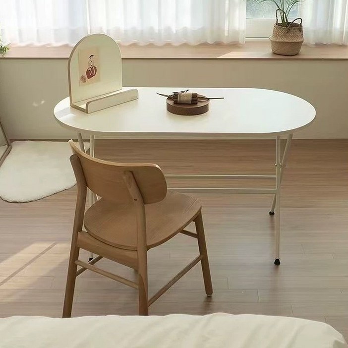 모던한 원형 접이식 식탁 테이블 실용적인 편이식  테이블