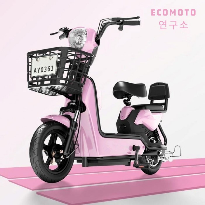 Ecomoto 연구소 전동 스쿠터 전기 자전거 바이크 350w 48V 출퇴근 배달