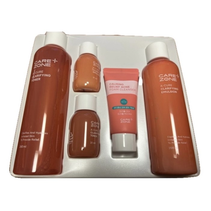 케어존 아큐어 클래리파잉 기초화장품 2종 세트