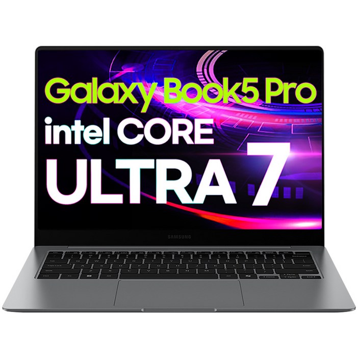 삼성전자 공식파트너 갤럭시북5 프로 NT940XHAK71AR 인텔 울트라7 AI 터치스크린 사무용 고사양 영상편집 윈도우11 노트북, NT940XHAK71AR, WIN11 Home, 32GB, 1TB, 그레이