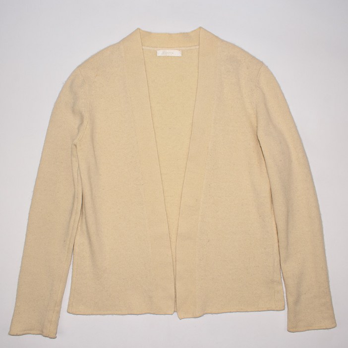 빈티지컴퍼니 시스템 아이보리 모 SYSTEM 니트티셔츠 가디건 90 여성