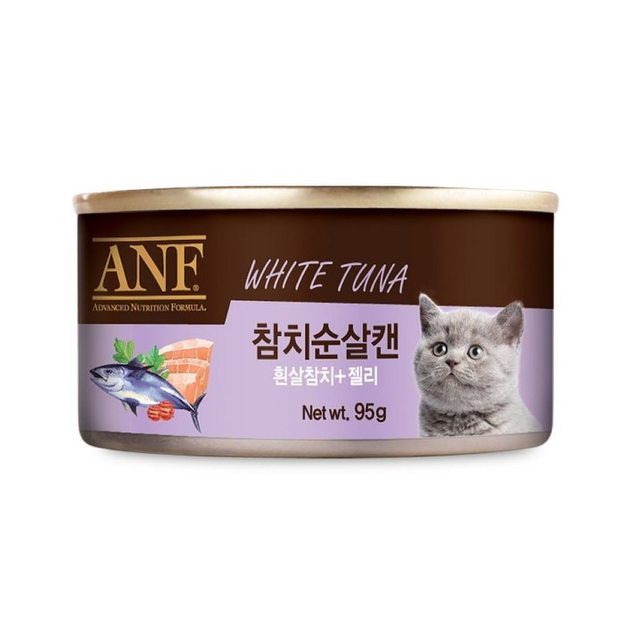 ANF 캔 고양이 간식 참치순살 95g x 24개