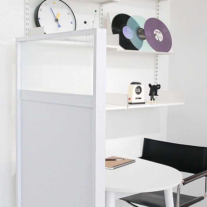 카미코코 공간 분리 가벽 가림막 스탠드 유리 파티션 835x1500