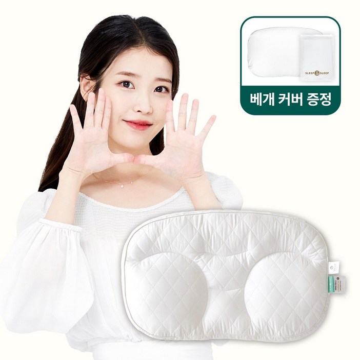 (커버 증정) 슬립앤슬립 깊은잠베개, 화이트, 1개