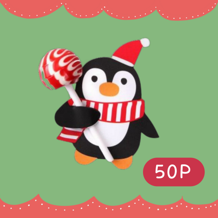 꾸밋 크리스마스 캔디페이퍼 막대사탕꽂이