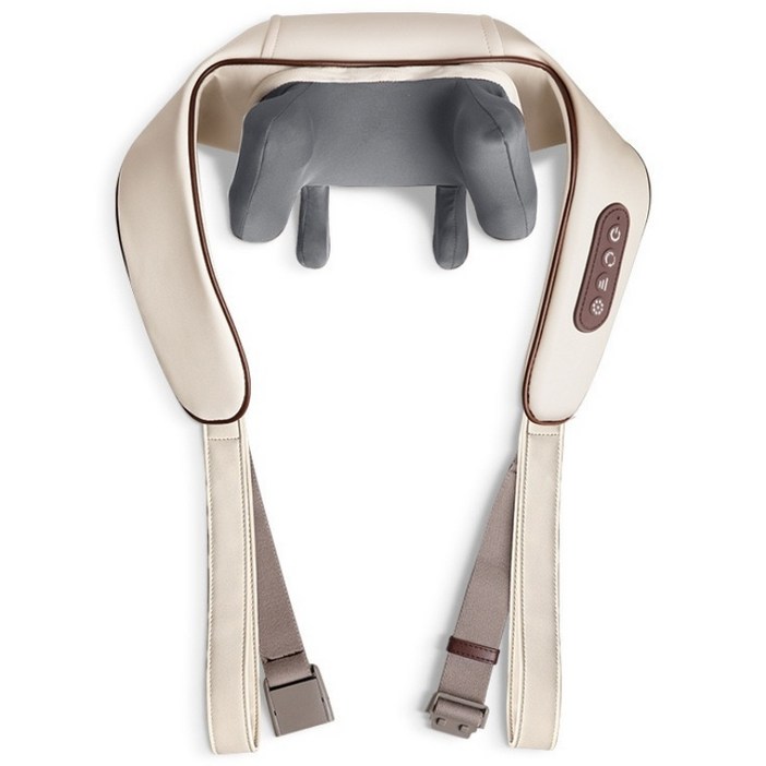 무선 온열 목 어깨 마사지기 3D 텐션 안마기 승모근 지압기 허리 마사지기